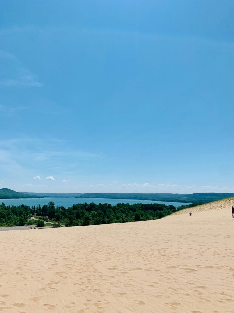 Sleeping Bear Dunes National Lakeshore overlooking Lake Michigan