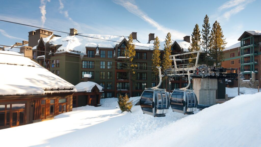 Lake Tahoe area ski in ski out lodge