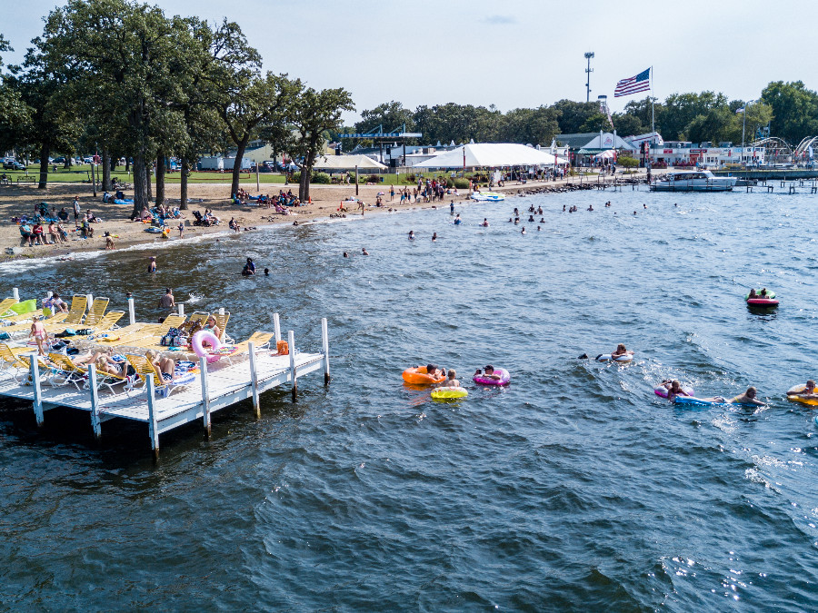 Arnold's Park Beach Lake Okiboji, IA