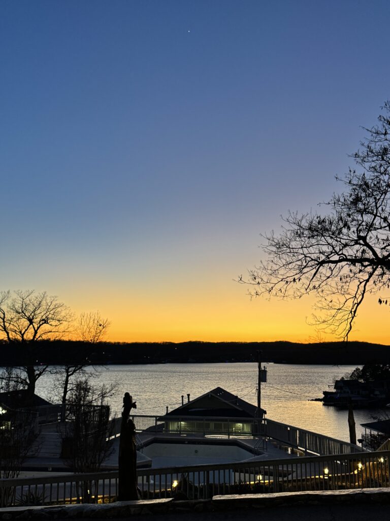 Sunset on the Lake of the Ozarks