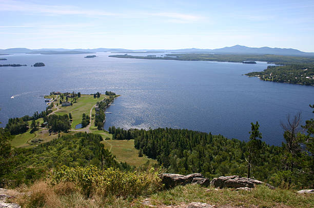 Aerial view of Moosehead Lake