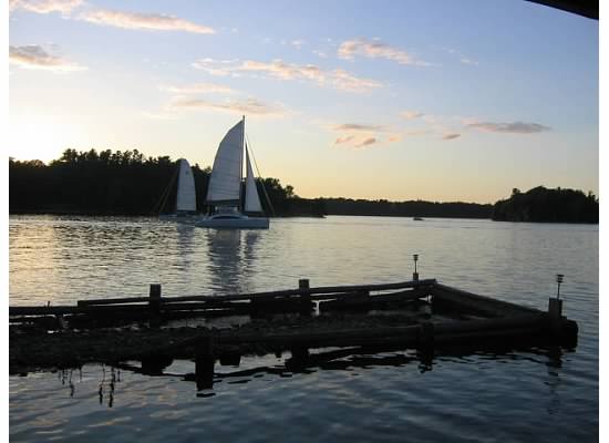 View from Mainland at Lake Champlain