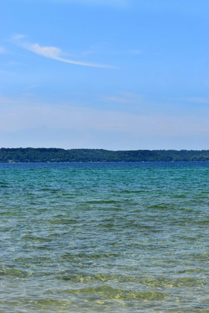 Crystal Clear waters of Torch Lake 