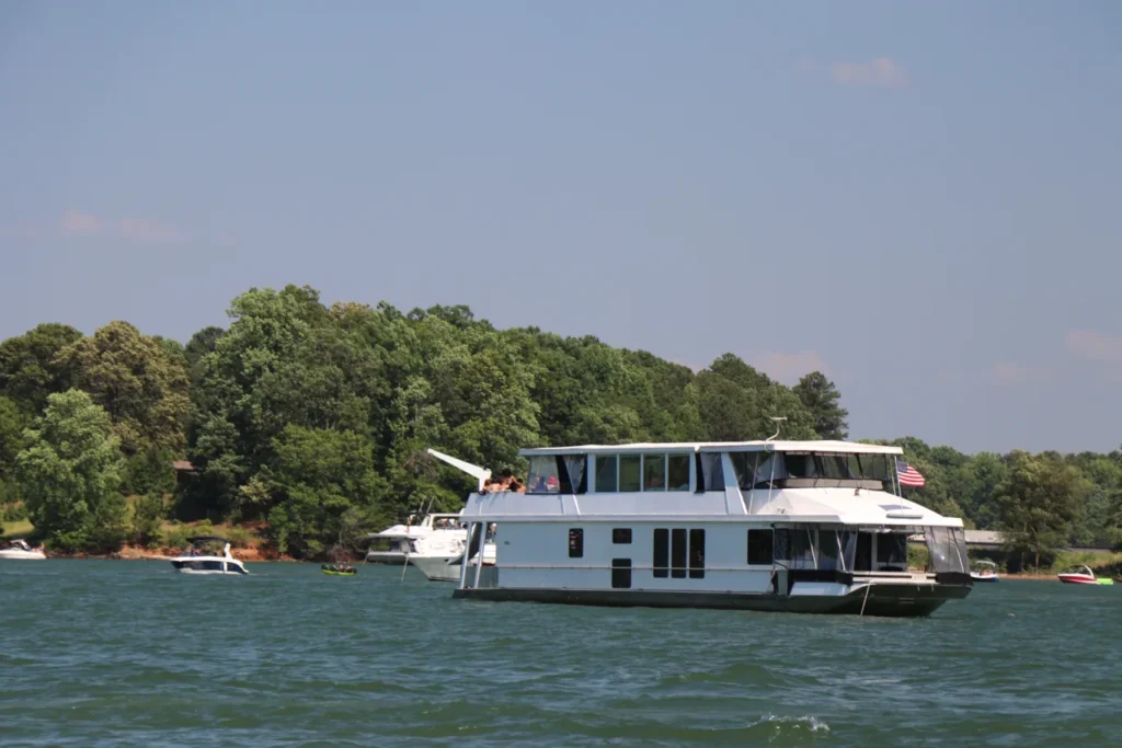 Houseboat on Lake Lanier