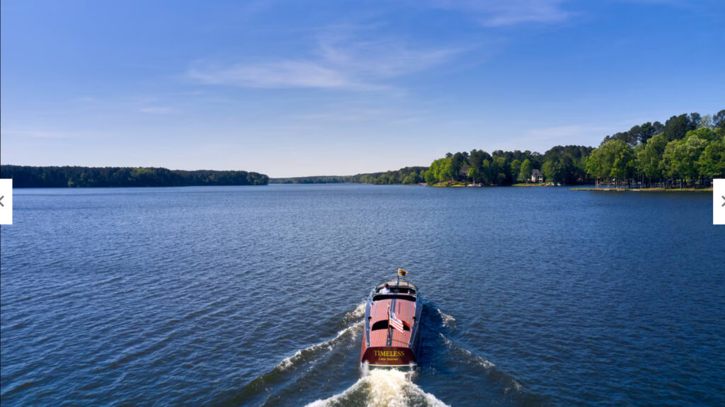 Hacker Craft Boat on Lake Oconee